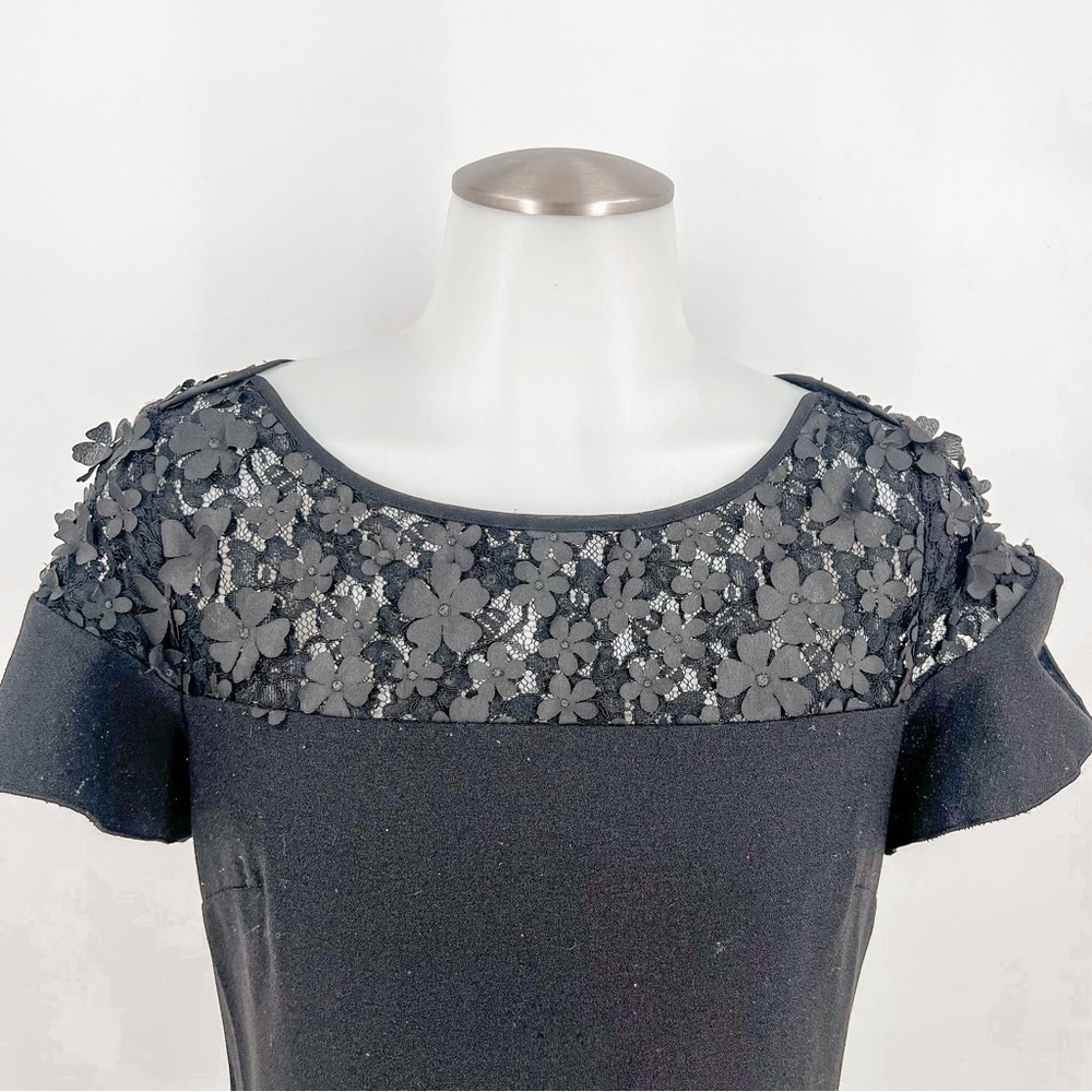 Karl Lagerfeld Black Short Cocktail/ Evening Dress Short Sleeves - Picture 8 of 10